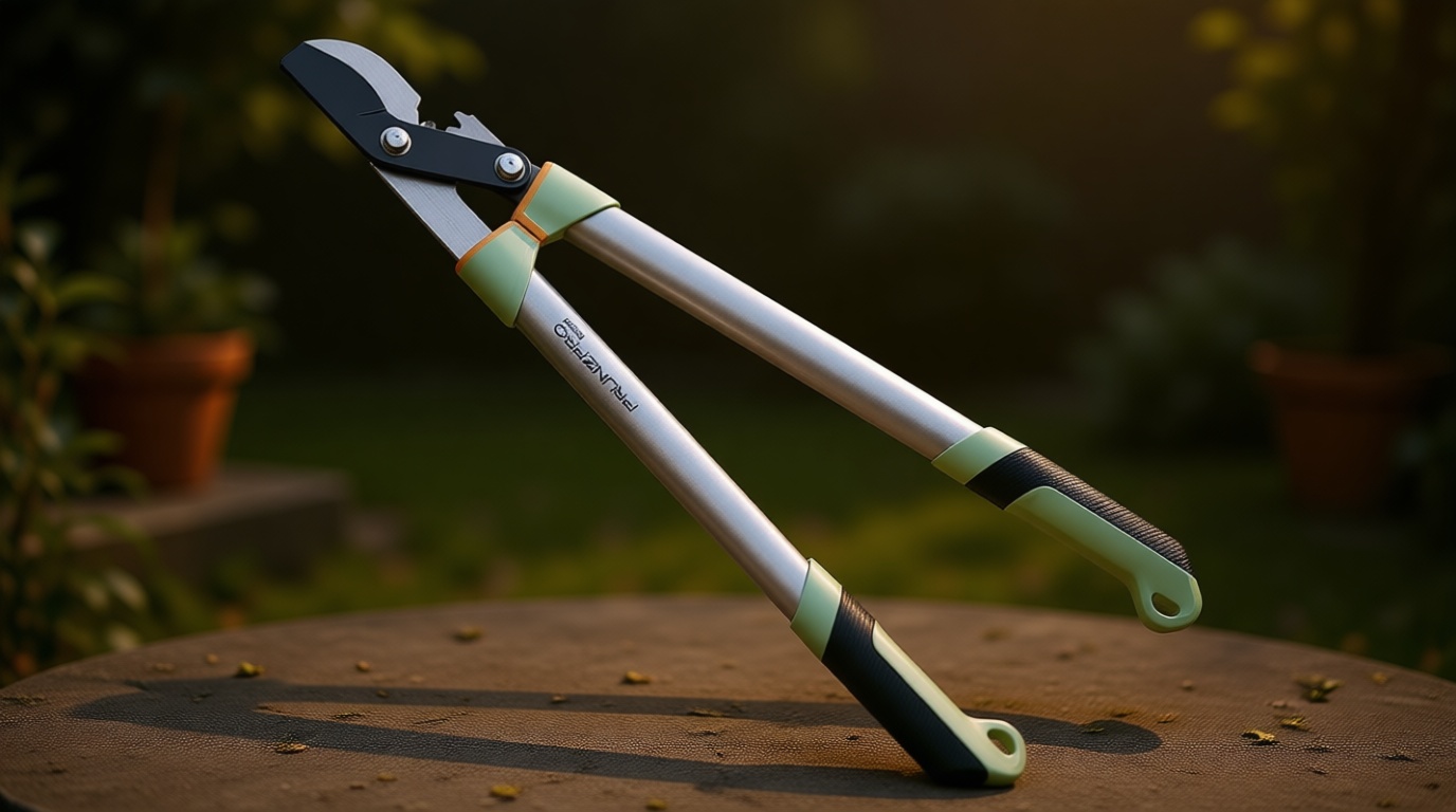 PrunePro Loppers for Tree Trimming Stainless Steel Branch Cutter Heavy Duty Bypass Tree Pruner Rust Resistant Sharp Blade Up to 2" Tree Limb Trimmer for Gardening