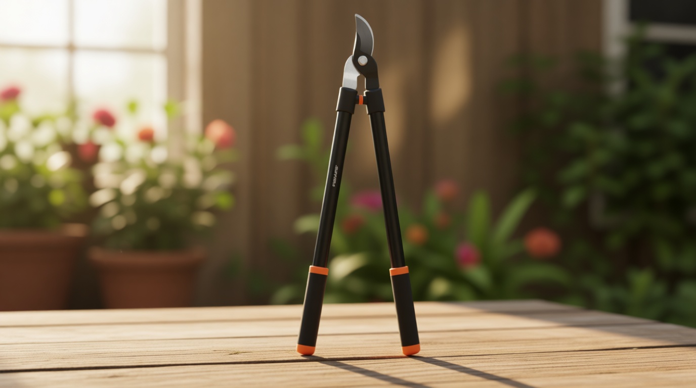 Fiskars 28" Loppers for Tree Trimming, Heavy Duty, Rust-Resistant Sharp Bypass Steel Blade Loppers, Branch Cutter up to 1.5" Diameter Cut Capacity, Shock-Absorbing Handle, Garden Tools