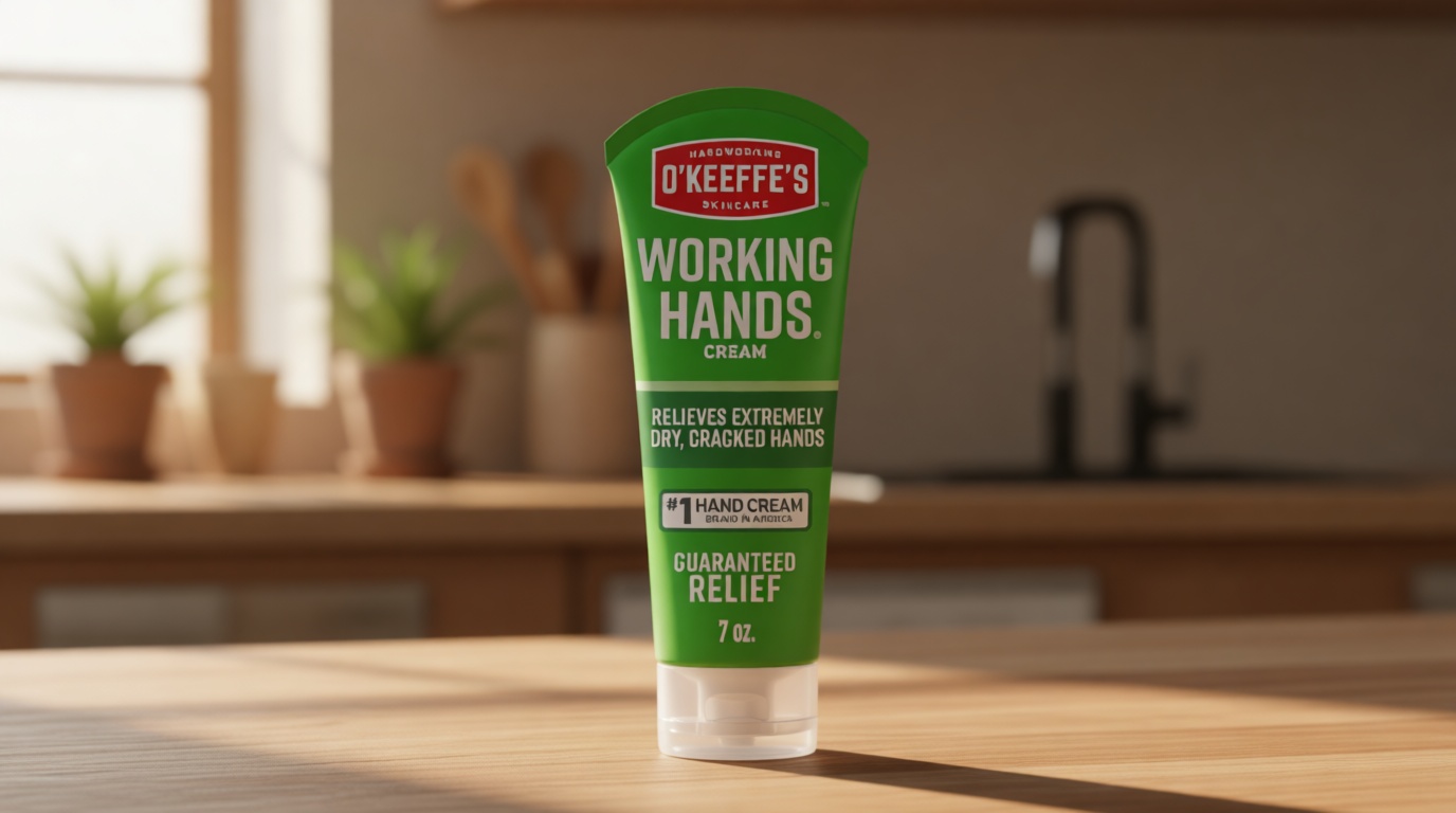 O'Keeffe's Working Hands Hand Cream for Extreme Dryness - 7 oz Tube (1 Pack) - Repairing Skincare for Cracked, Dry Hands