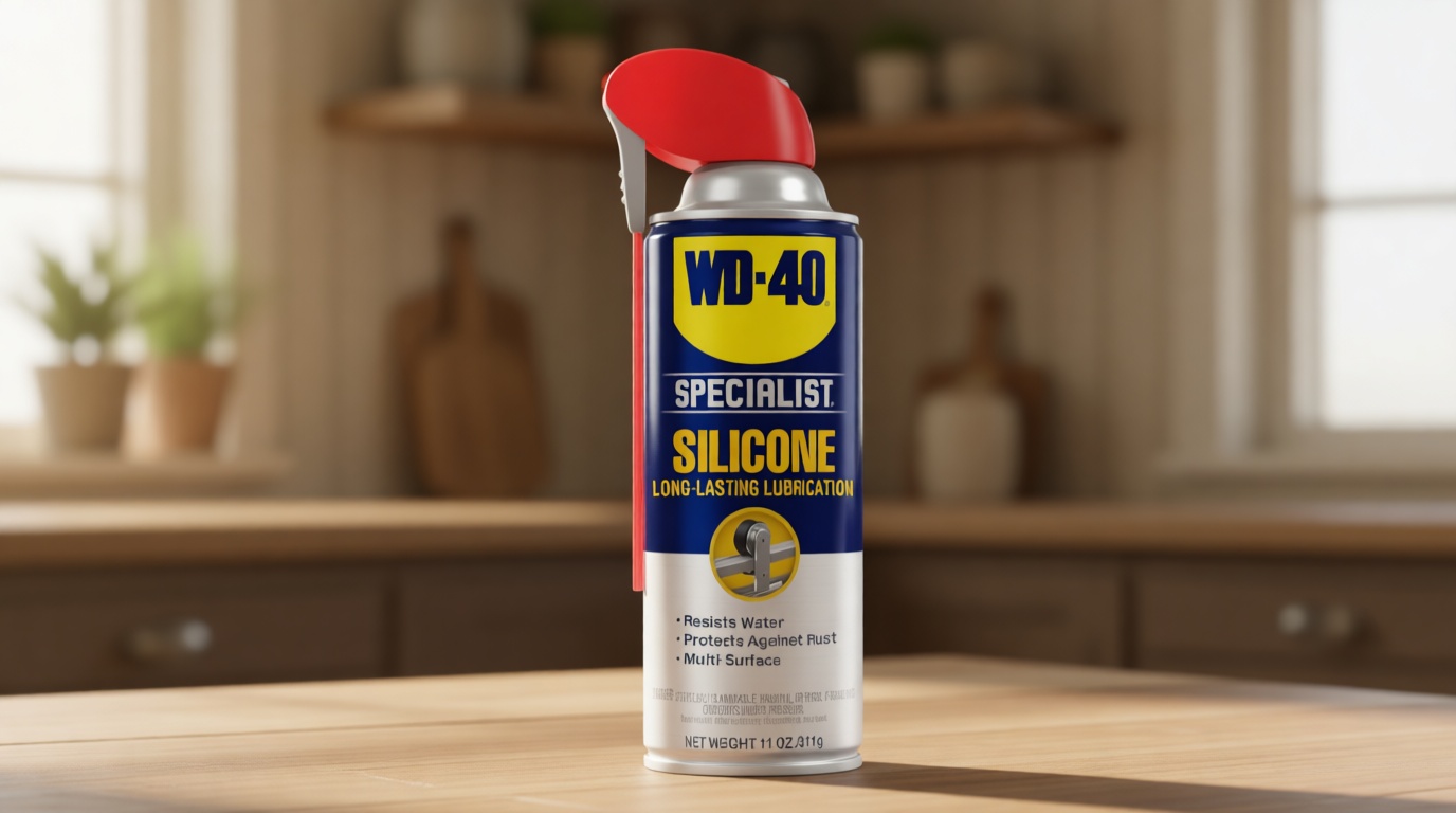 WD-40 Specialist Silicone Lubricant with SMART STRAW SPRAYS 2 WAYS, 11 OZ