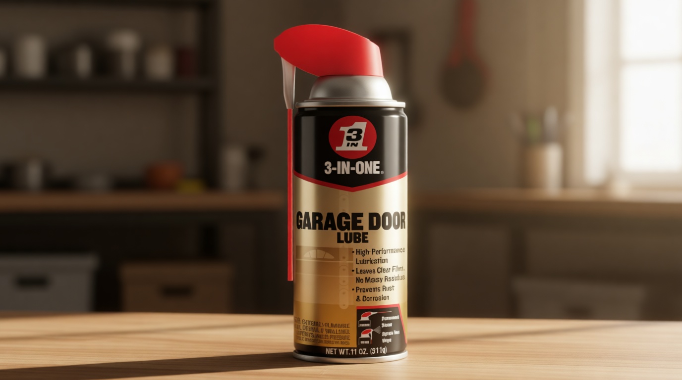 3-IN-ONE Garage Door Lubricant with SMART STRAW SPRAYS 2 WAYS, 11 OZ [6-PACK]