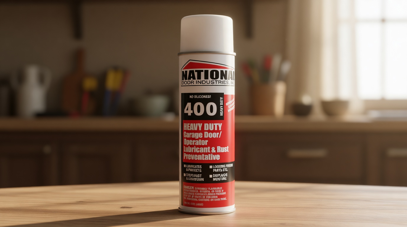 400-HD Heavy-Duty Garage Door Lubricant Spray – Rust Preventative with Long-Lasting Hinge & Track Protection