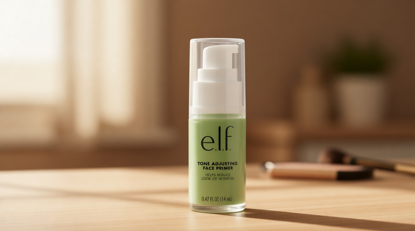 e.l.f. Tone Adjusting Face Primer, Makeup Primer For Neutralizing Uneven Skin Tones & Redness, Grips Makeup To Last, Vegan & Cruelty-free, Small