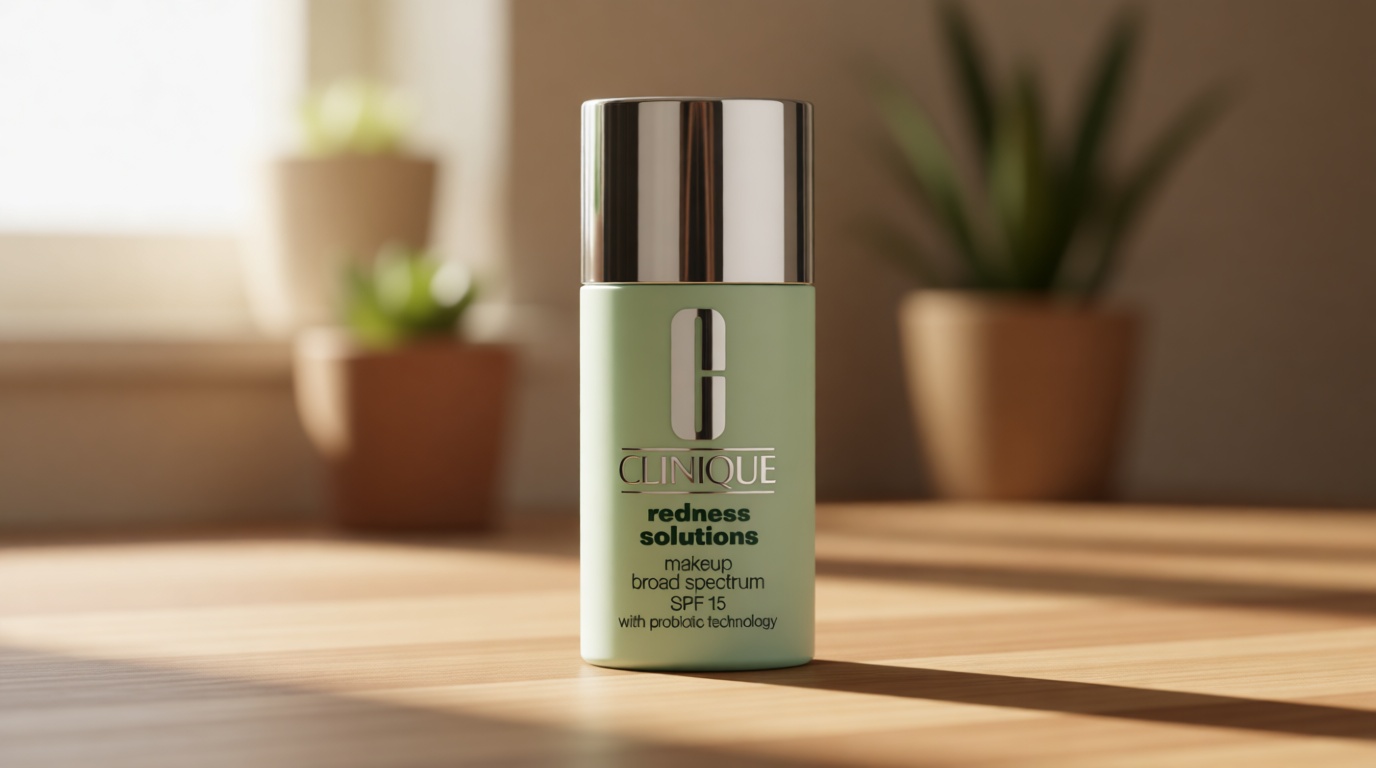 Clinique Redness Solutions Liquid Foundation Makeup Broad Spectrum SPF 15 With Probiotic Technology For Redness-Prone Skin| Medium Coverage + Natural Finish