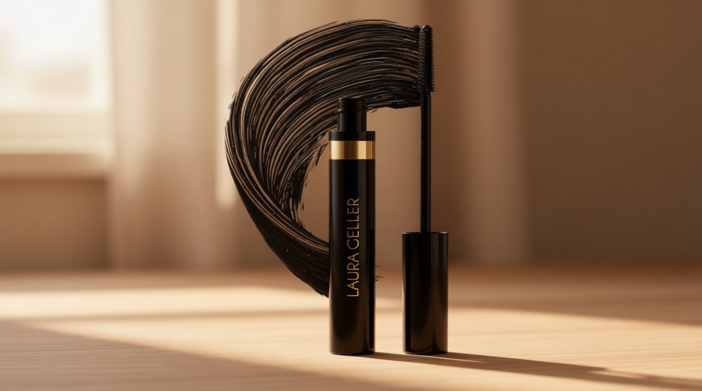LAURA GELLER NEW YORK Kajal Longwear Mascara – Black – Volumizing, Lengthening, & Defining Mascara - Smudge‑Proof & Flake‑Proof Wear, Buildable Formula