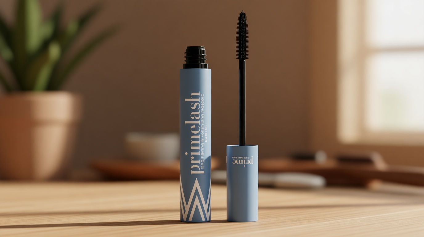 Prime Prometics PrimeLash Mascara for Older Women – Volumizing, Incredible Length in 2 Coats – Long-Stay, Zero Clumps, Hypoallergenic (Black)