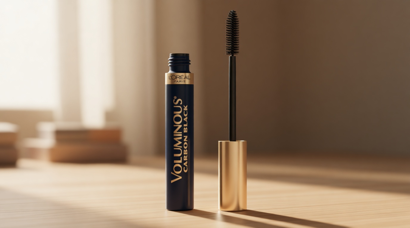 L’Oreal Paris Original Voluminous Mascara, Building Mascara Volume and Length Formula, Washable, Carbon Black, 0.26 Fl Oz., 1 Count