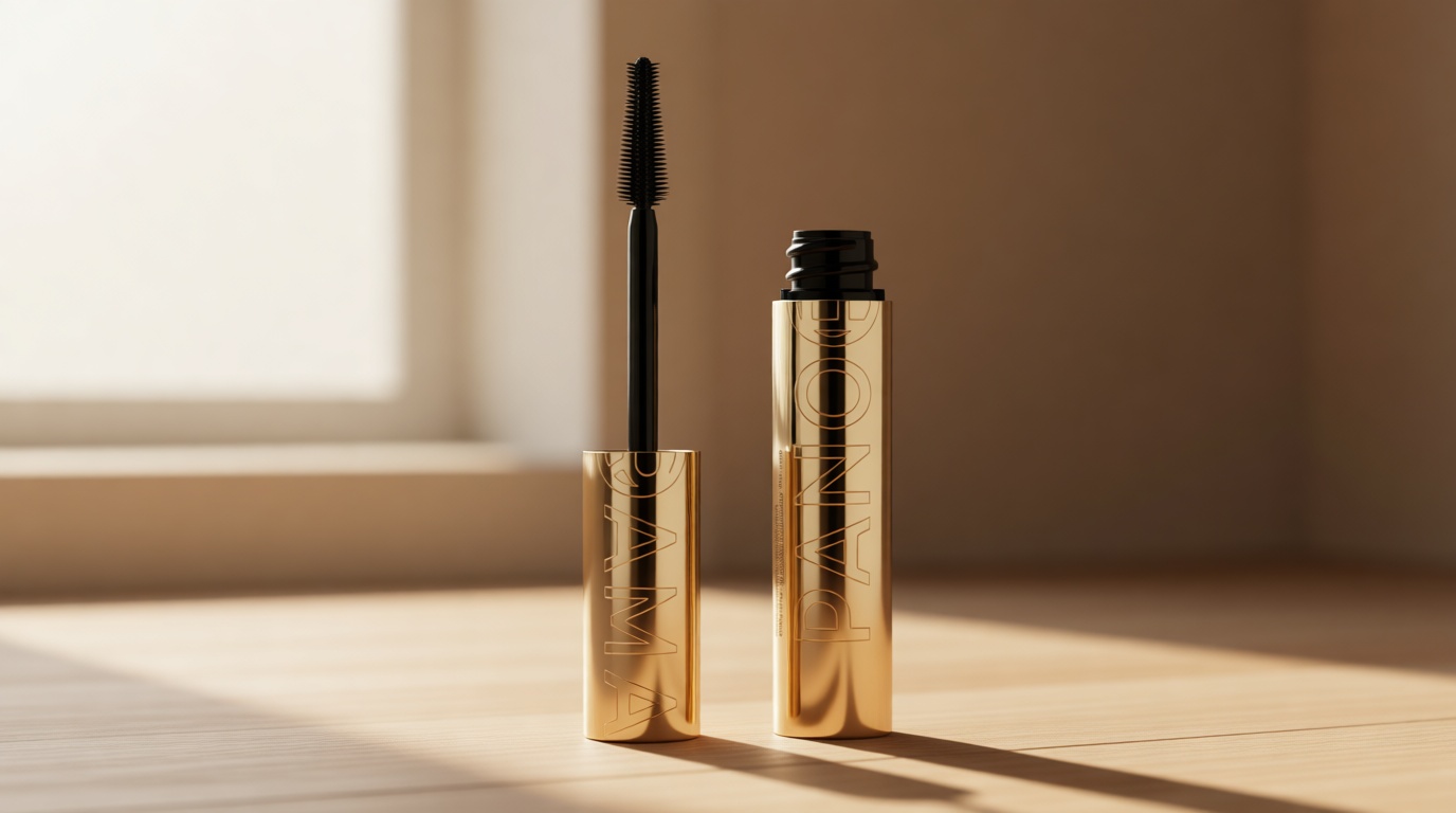 L'Oreal Paris Voluminous Panorama Mascara, Volumizing and Lengthening Mascara, Washable Longwear and Smudge Resistant Make Up, Blackest Black, 0.33 Fl Oz