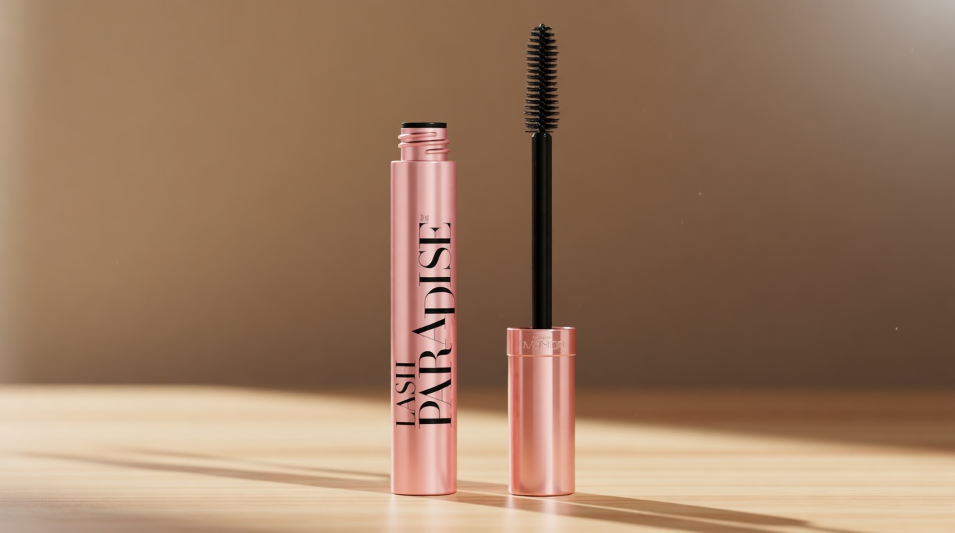 L'Oreal Paris Makeup Voluminous Lash Paradise Mascara, Voluptuous Volume, Intense Length, Feathery Soft Full Lashes, No Flaking, No Smudging, No Clumping, Blackest Black, 0.25 Fl Oz (Pack of 1)