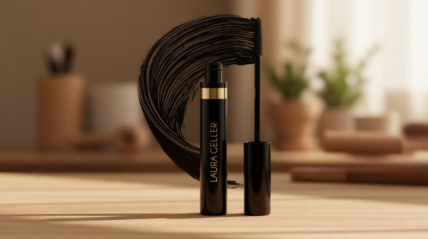 LAURA GELLER NEW YORK Kajal Longwear Mascara – Black – Volumizing, Lengthening, & Defining Mascara - Smudge‑Proof & Flake‑Proof Wear, Buildable Formula