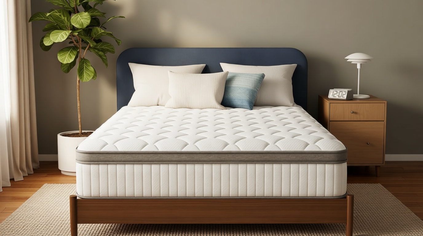 Neo Sleep Queen Size Mattress, 12 Inch Hybrid Comfort & Supportive Mattress in a Box, Cooling Gel Memory Foam and Pocket Springs with Pressure Relief, CertiPUR-US Certified, Medium Firm