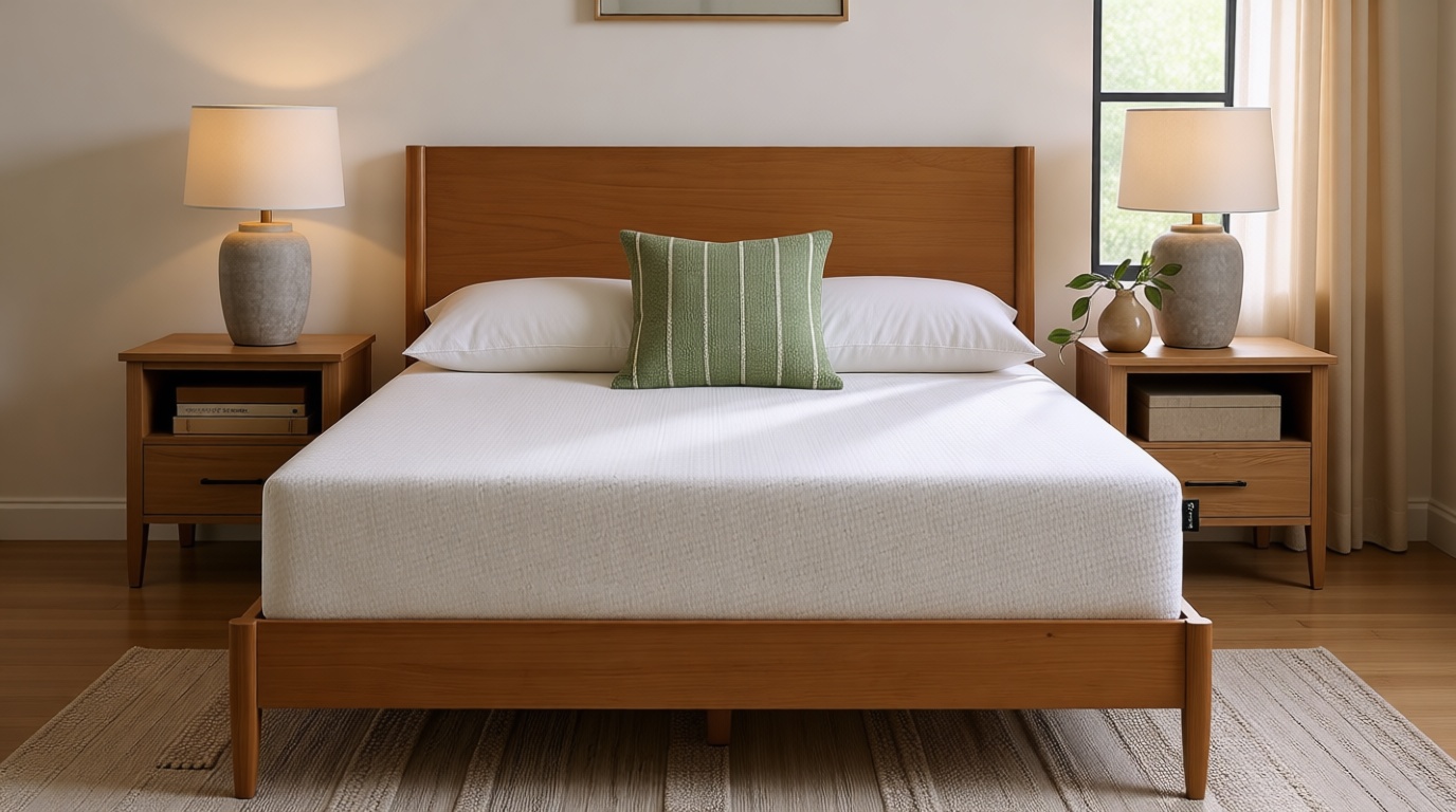 Zinus 12 Inch Queen Green Tea Memory Foam Mattress [New Version], Fiberglass Free, Medium Firm Feel, Zoned Pressure Relief, Certified Safe Foams & Fabric, Mattress in A Box