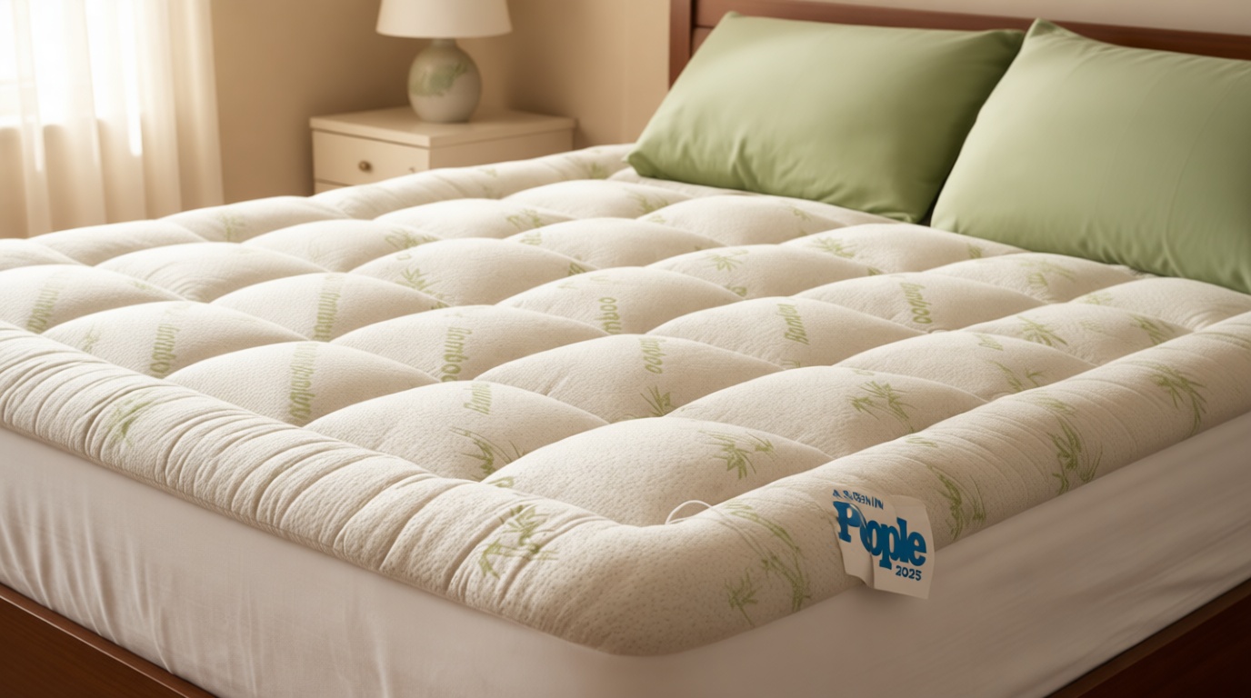 Niagara Sleep Solution Ultra Soft Full Size Mattress Topper - Viscose Made from Bamboo Pillow Top Mattress Pad for Back Pain Relief - Naturally Cooling for Hot Sleepers, Sage OEKO-TEX STANDARD 100