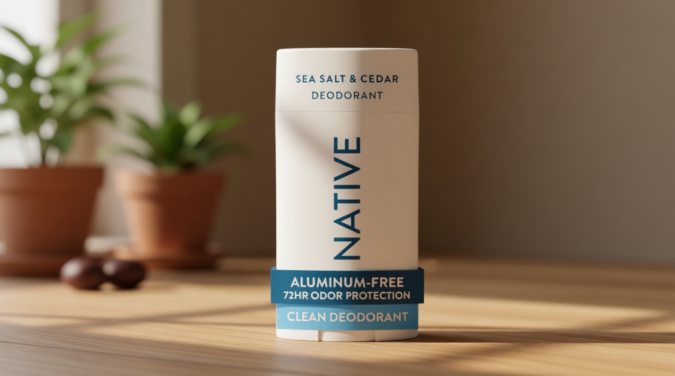 Native Deodorant Contains Naturally Derived Ingredients, 72 Hour Odor Control, Deodorant for Women and Men, Aluminum Free, Sea Salt & Cedar 2.65oz
