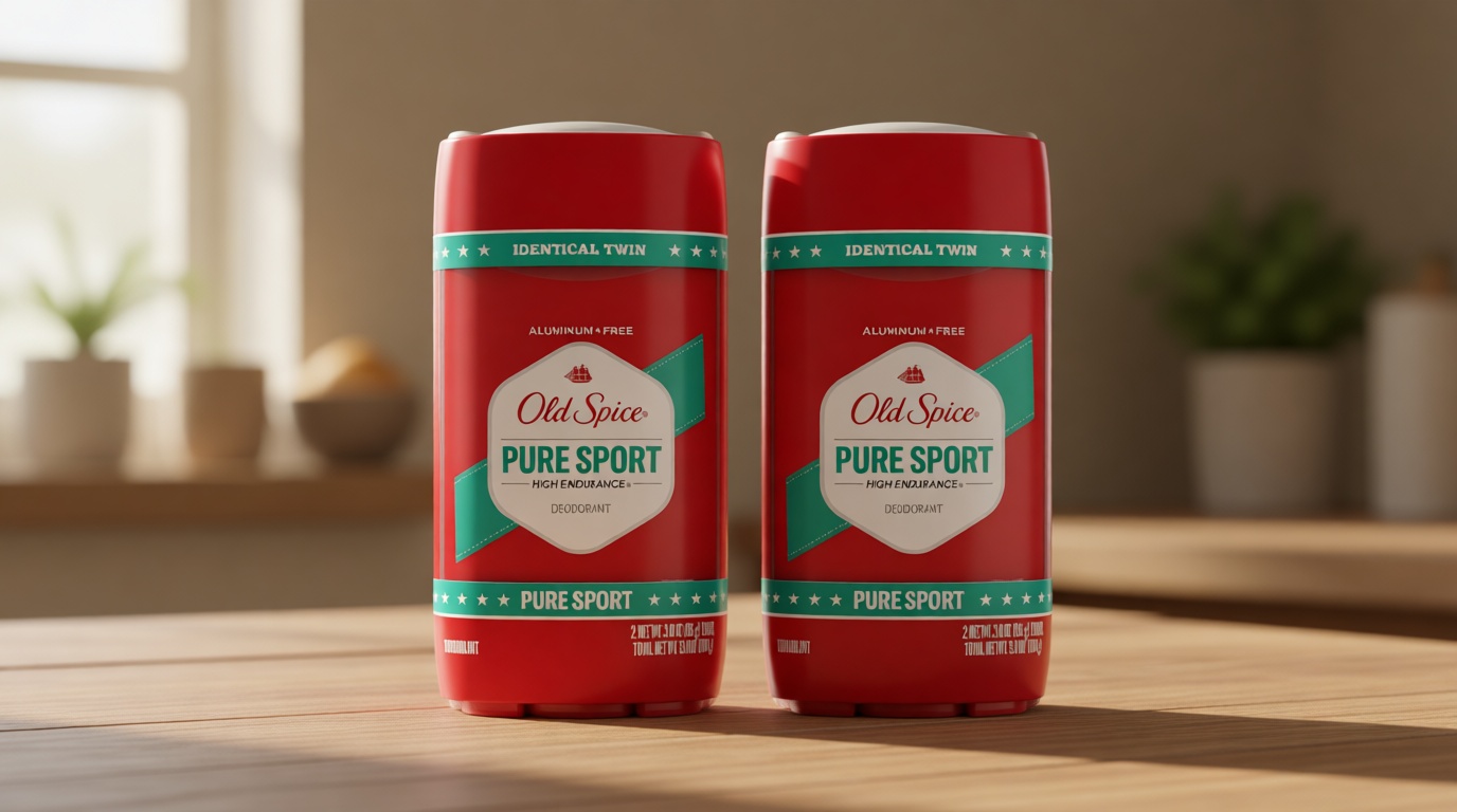 Old Spice Aluminum Free Deodorant For Men, High Endurance, 24/7 Sweat Defense to Eliminate Odors, 24/7 Freshness & Lasting Scent, Pure Sport Scent, 3.0 oz (Pack of 2)