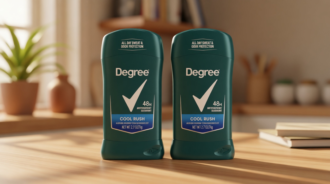 Degree Men Original Antiperspirant Deodorant Cool Rush Twin Pack 48-Hour Sweat & Odor Protection Antiperspirant For Men 2.7 oz
