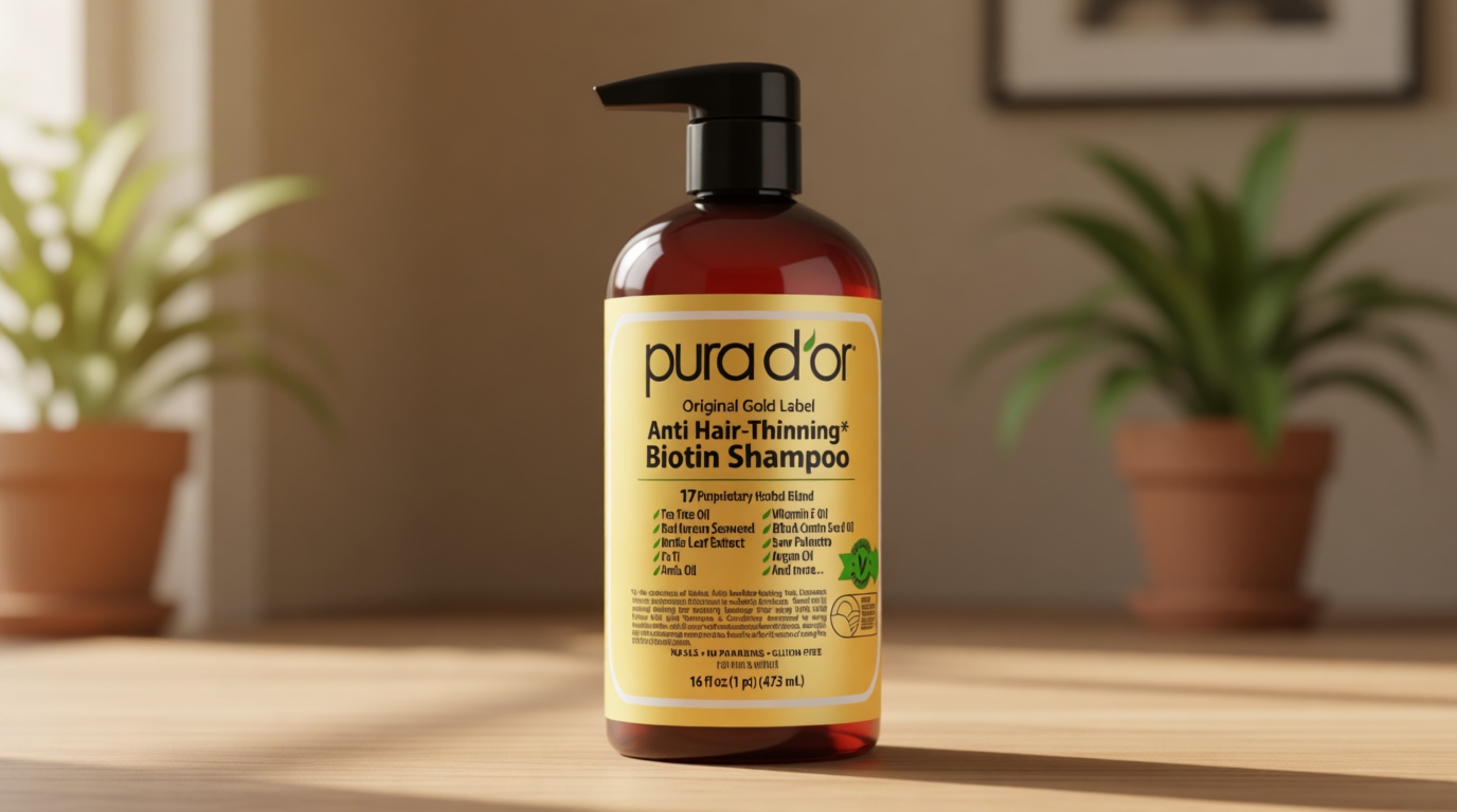 PURA D'OR Original Gold Label Anti-Thinning Shampoo