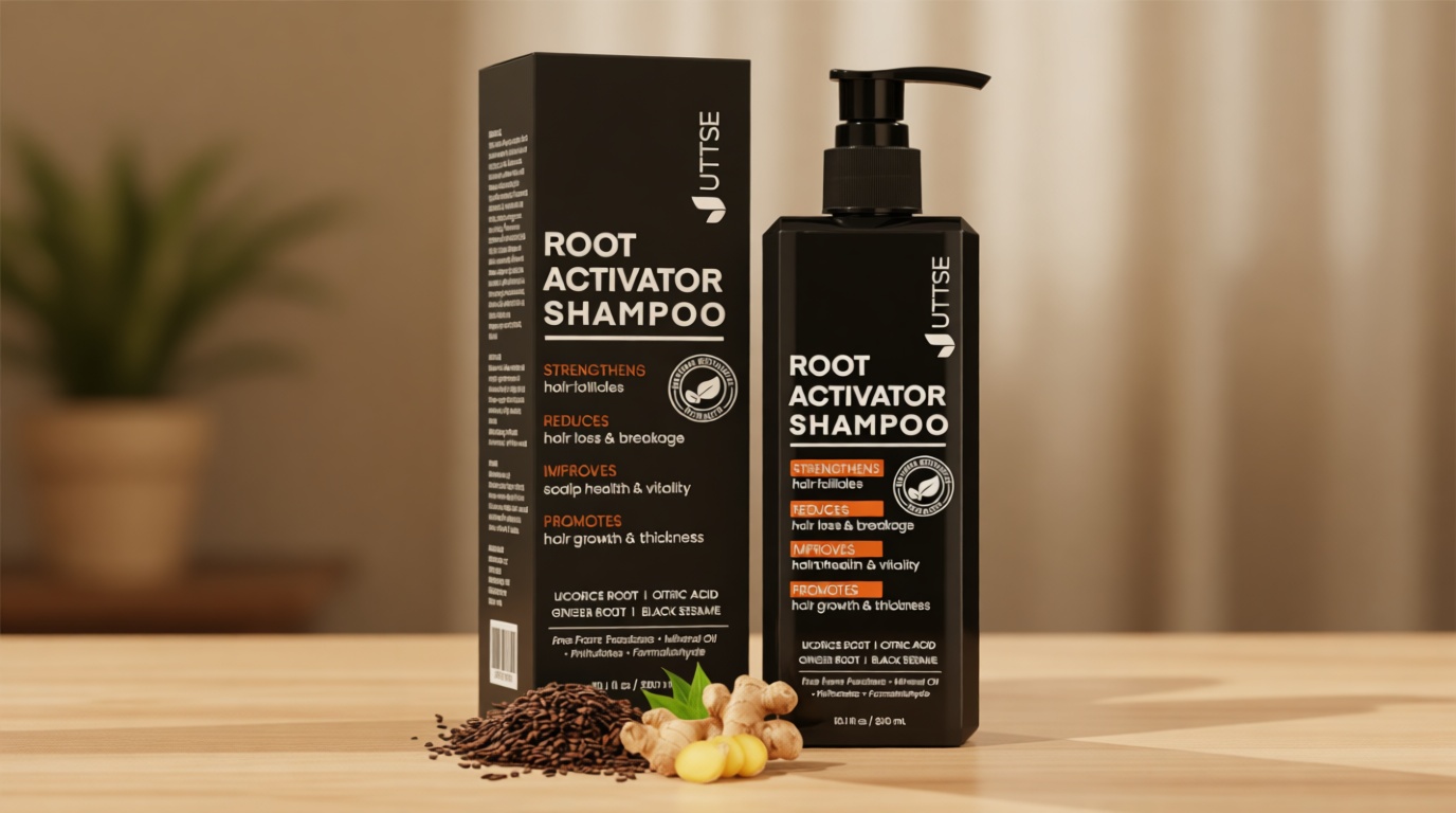 Root Activator Shampoo for Men: Hair Growth Shampoo for Hair Loss and Thinning Hair