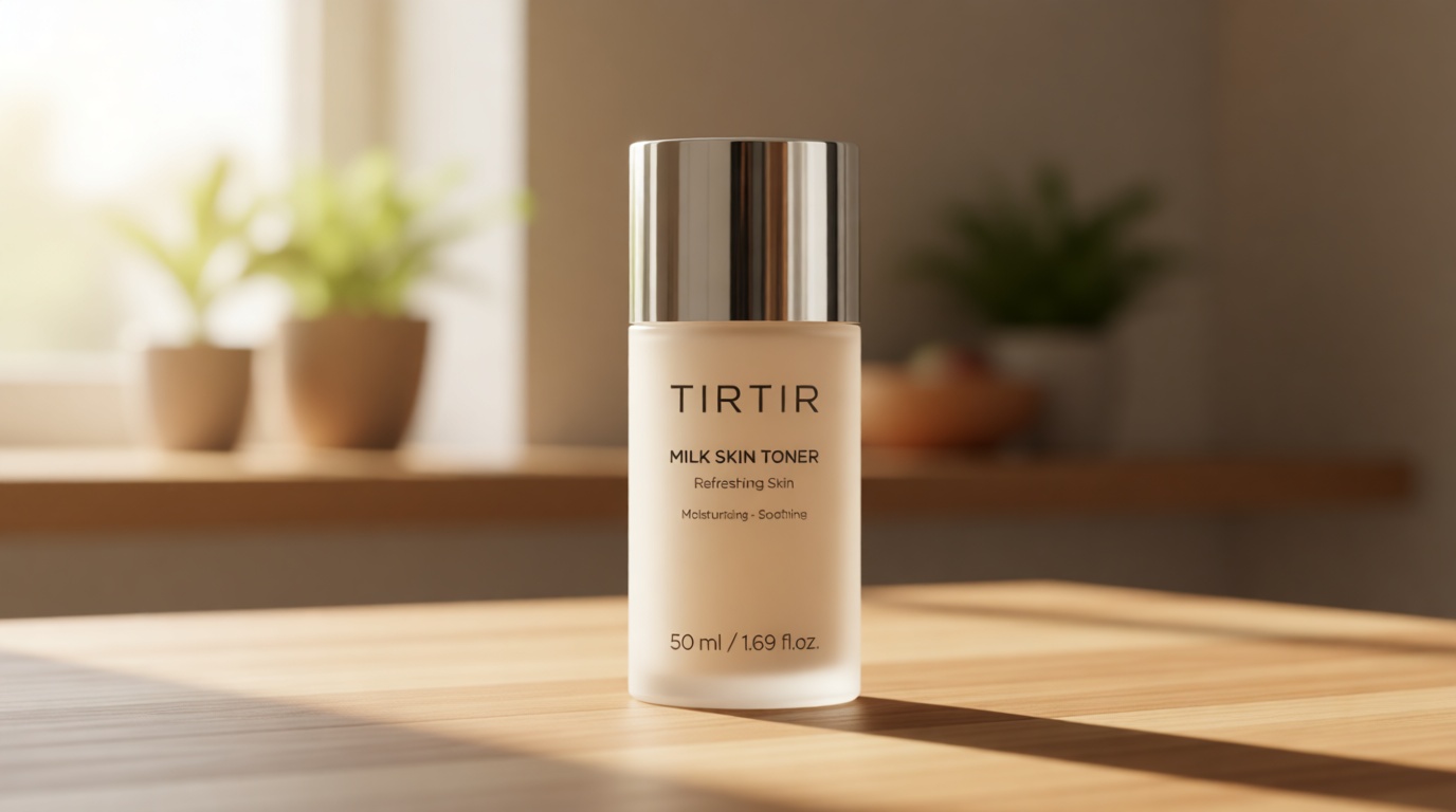 TIRTIR Milk Skin Rice Toner | Deep Moisturizing, Hydrating Toner for face, Niacinamide, Ceramide, Rice Bran Extract, Nature-Oriented Ingredients for Korean Skin Care, Vegan, 1.69 Fl Oz