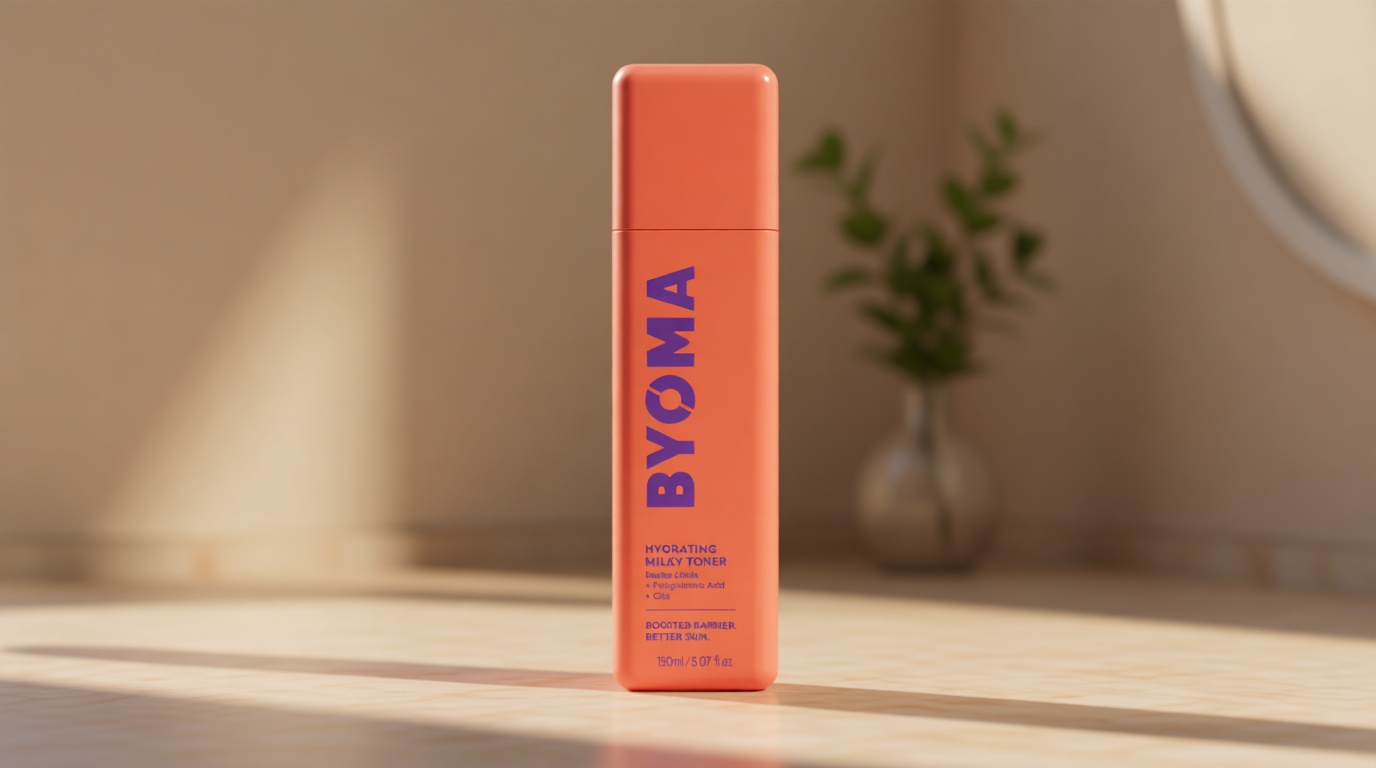 BYOMA Hydrating Milky Toner - Dewy, Ultra Hydrating Toner for Face - Soothes Skin, Locks in Moisture, Reduces Redness - Barrier Repair - 5.07 fl oz