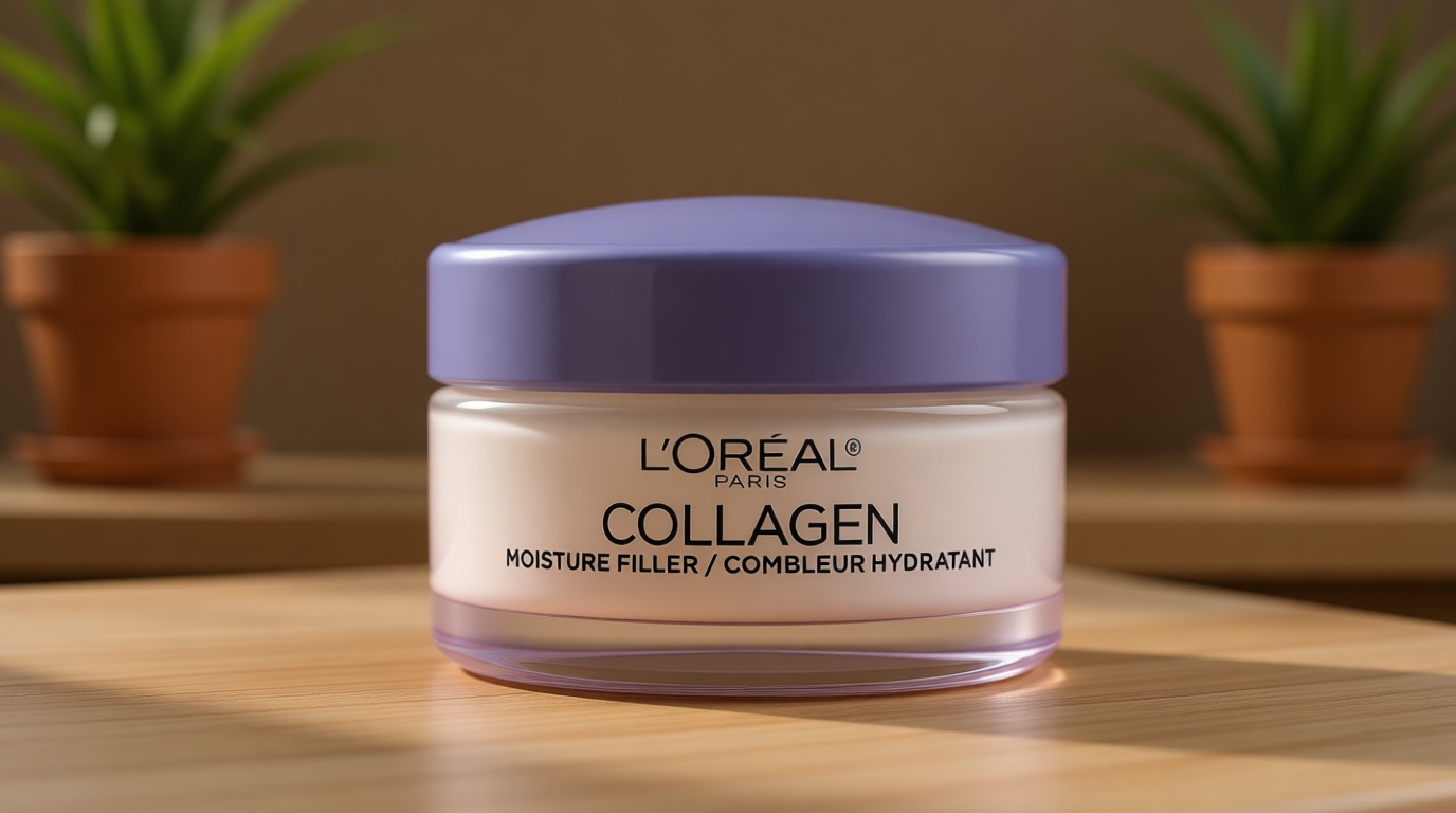 L’Oreal Paris Collagen Daily Face Moisturizer, Anti Aging Face Cream to Reduce Wrinkles and Provide Intense Hydration, 1.7 oz