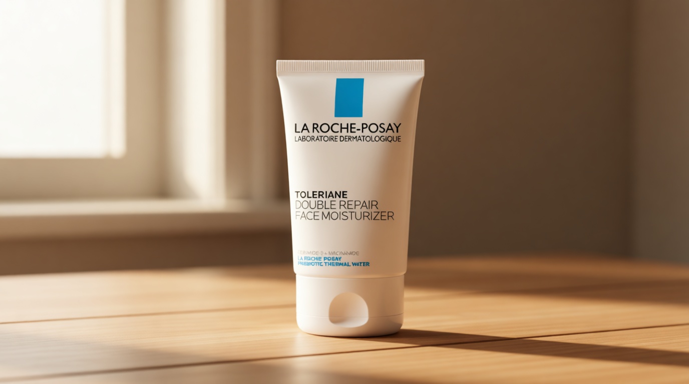La Roche-Posay Toleriane Double Repair Face Moisturizer, Daily Moisturizer Face Cream with Ceramide & Niacinamide for All Skin Types, Immediate Comfort & Long Lasting Hydration, Fragrance Free