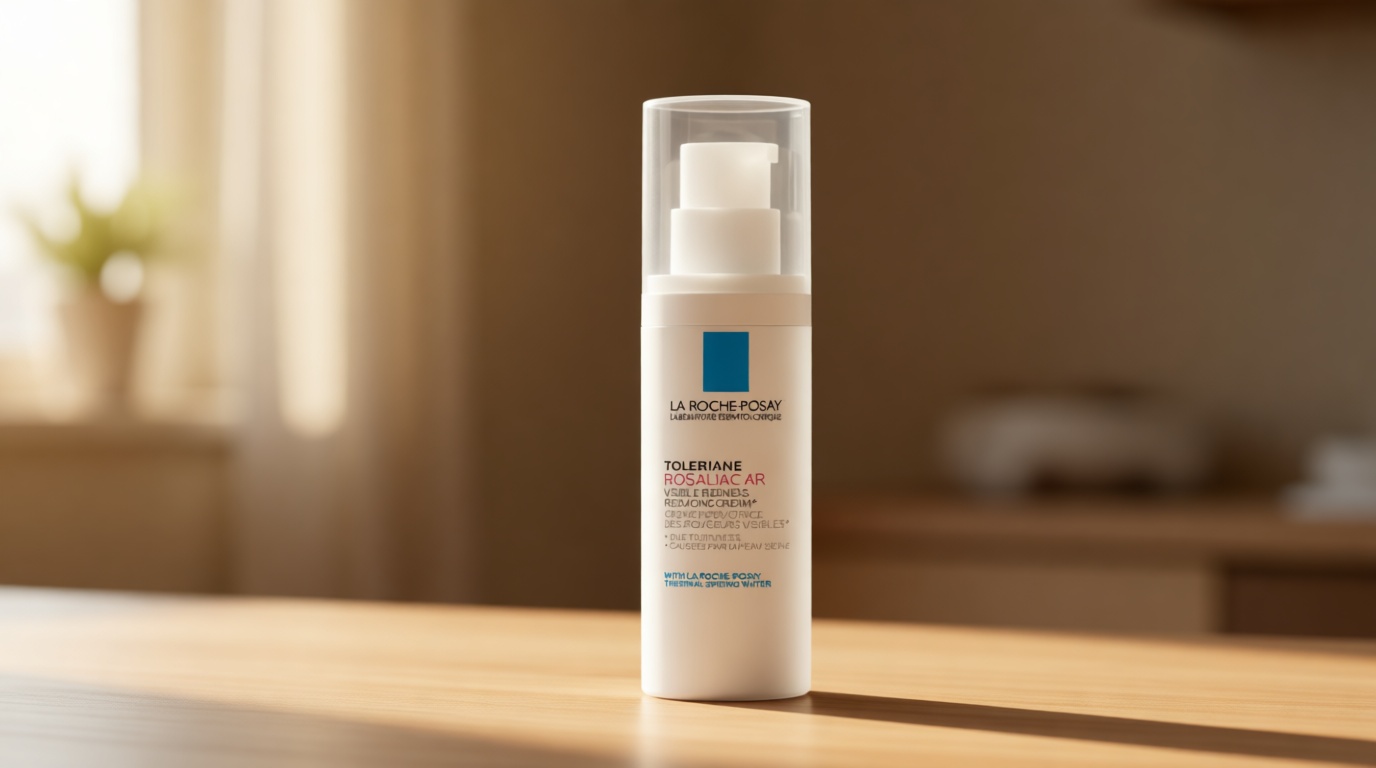 La Roche-Posay Toleriane Rosaliac AR Visible Redness Reducing Cream, Color Correcting Face Cream for Sensitive Skin with Green Pigments, Soothing and Hydrating