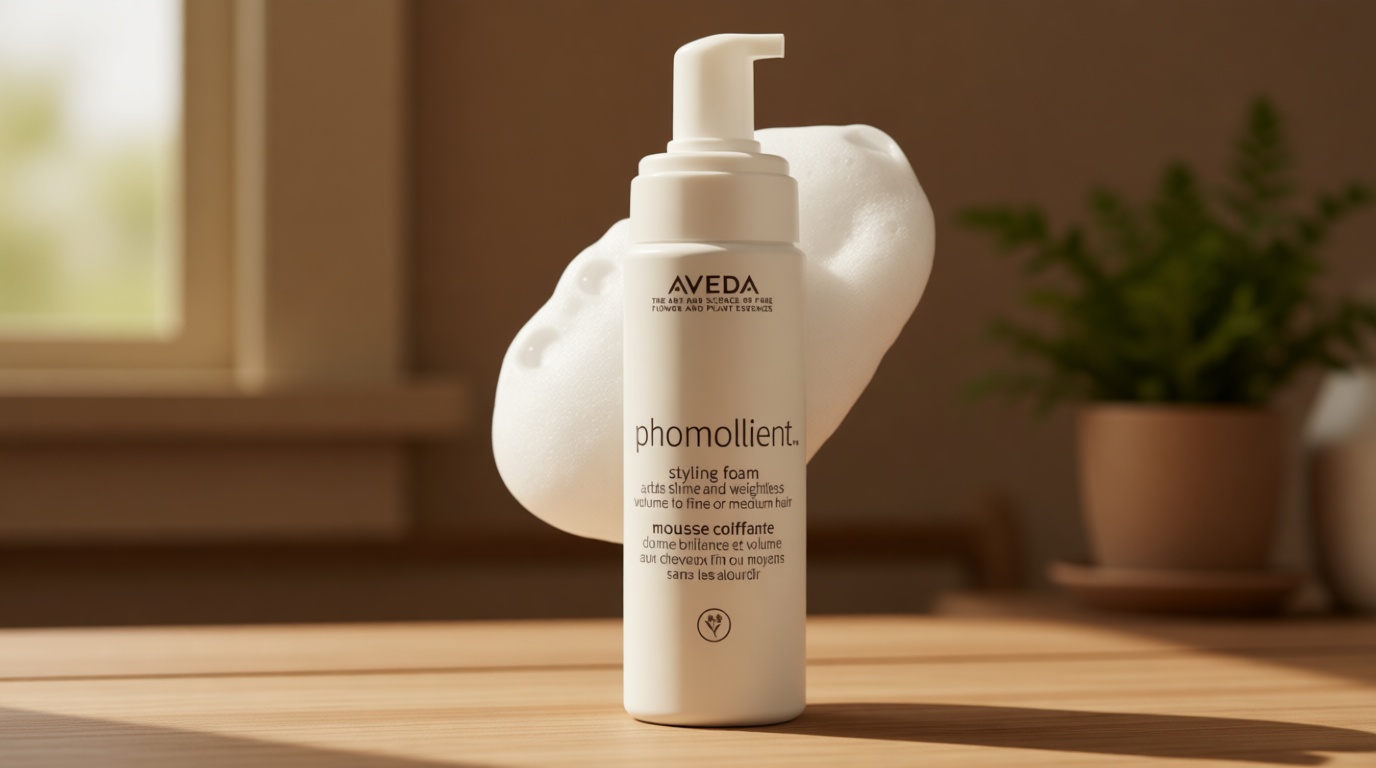 Aveda Phomollient Styling Foam Hair Mousse | Weightless Volumizing Mousse for Fine to Medium Hair GreenCircle Sustainable Energy Practices