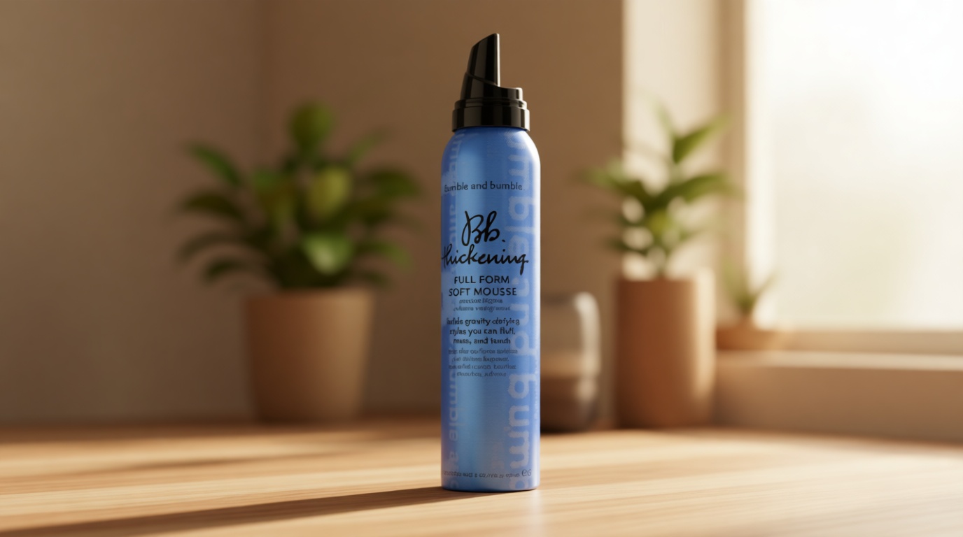 Bumble and bumble. Thickening Full Form Soft Hair Mousse | Volumizing Hair Mousse Adds Heat Protection and Soft Hold | Anti Frizz | For Fine to Medium Straight, Wavy Hair Types, 5 Ounce