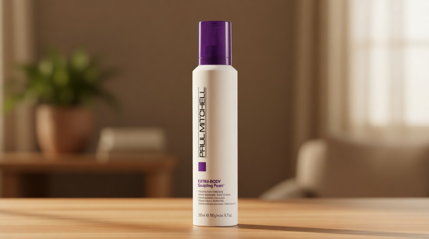 Paul Mitchell Extra-Body Sculpting Foam, Adds Fullness, Touchable Finish, For Fine Hair