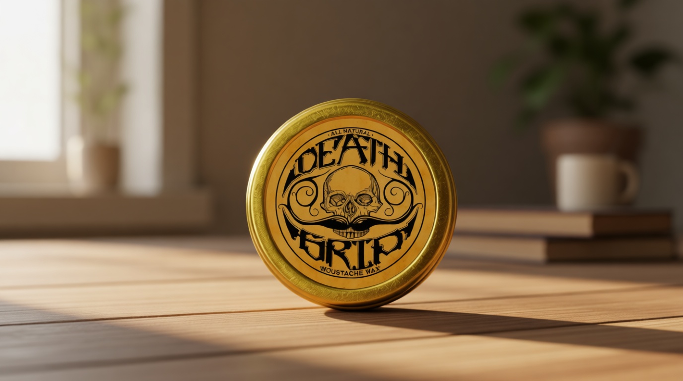 THE VINTAGE GROOMING CO. Mustache Wax Death Grip Extra Strong Hold Moustache Wax
