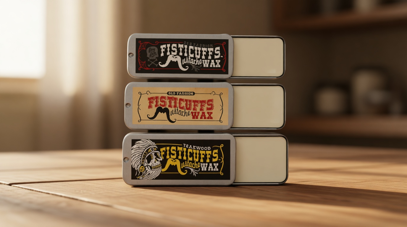 Grave Before Shave Fisticuffs Mustache Wax 3 Pack