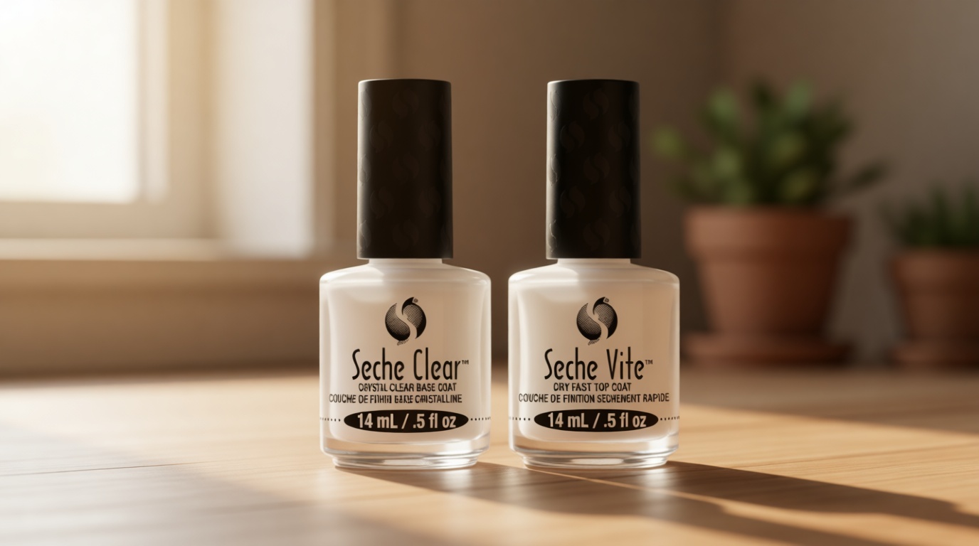 Seche Clear Vite, Base Coat and Top Coat for Nail Polish