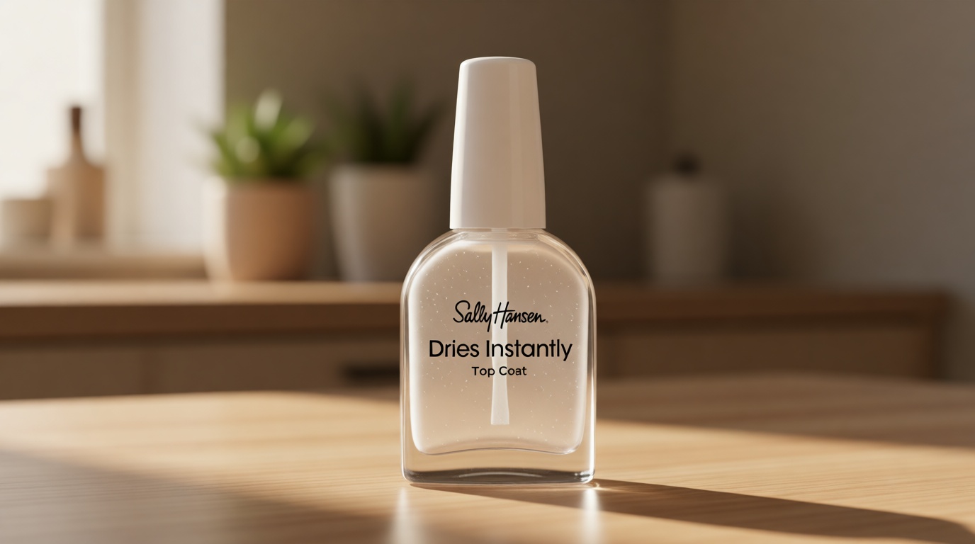 Sally Hansen Insta-Dri®, Dries Instantly Top Coat, Quick Dry, Long Lasting, Streak-Free Shine, Clear Nail Polish