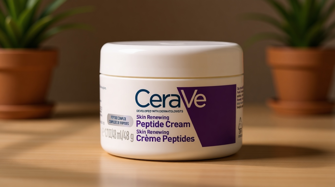 CeraVe Skin Renewing Night Cream, Niacinamide, Peptide Complex, and Hyaluronic Acid Moisturizer for Face, 1.7 Ounce, Packaging may Vary