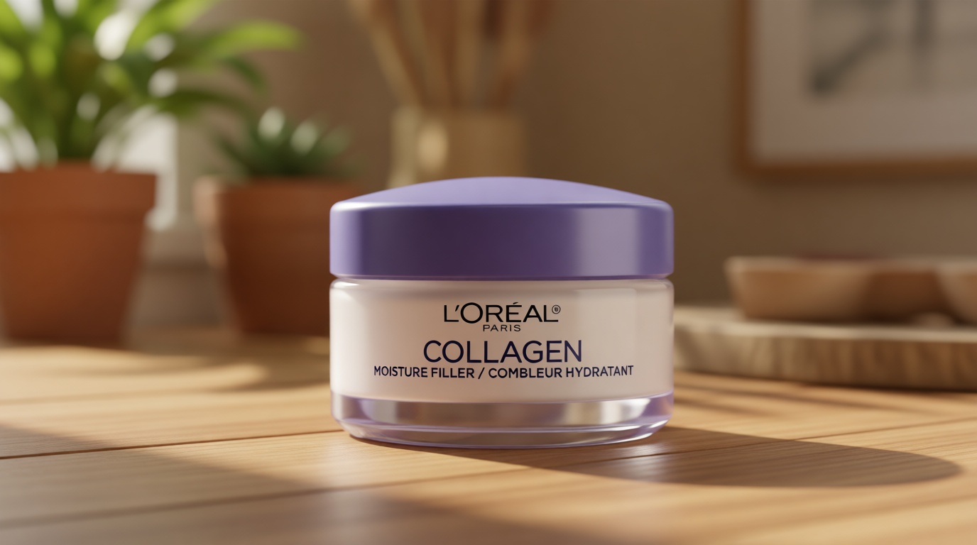 L’Oreal Paris Collagen Daily Face Moisturizer, Anti Aging Face Cream to Reduce Wrinkles and Provide Intense Hydration, 1.7 oz