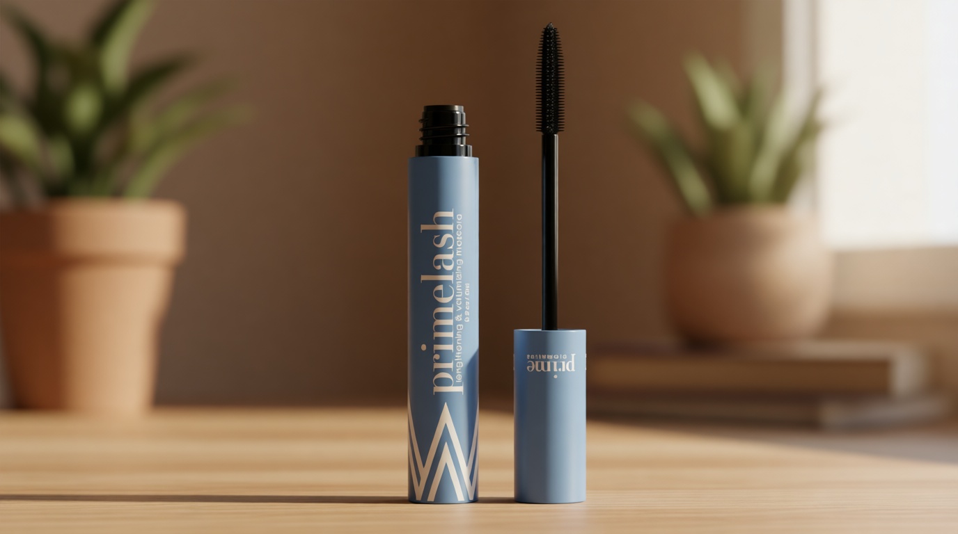 Prime Prometics PrimeLash Mascara for Older Women – Volumizing, Incredible Length in 2 Coats – Long-Stay, Zero Clumps, Hypoallergenic (Black)