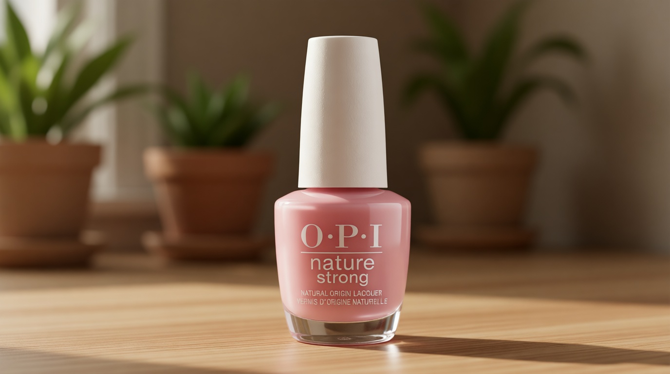 OPI Nature Strong Natural Origin 3-Step System | Botanical Base Coat, Top Coat, and Various Nail Polish Colors | High Shine + Color Protection | Eco-Friendly, Plant Based, Vegan, & Cruelty Free