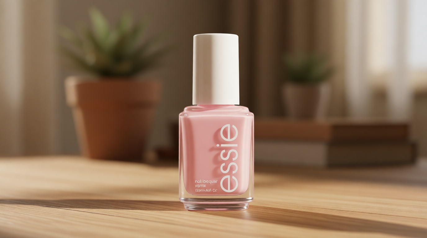 essie Salon-Quality Nail Polish, 8-Free Vegan, Sheer Pale Pink, Ballet Slippers, 0.46 fl oz