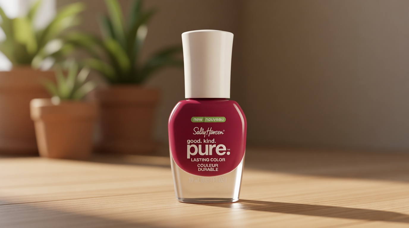 Sally Hansen Good. Kind. Pure. Nail Polish | Plant-Based, Vegan, 16-Free Formula | Opaque, Shiny | 260 Eco-Rose | Dusty Rose Nail Color