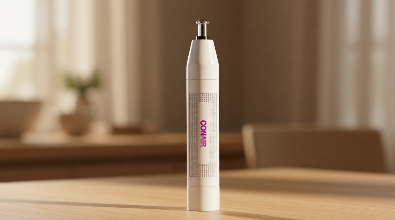 Conair Ear and Nose Hair Trimmer for Women, Cordless Battery-Powered, Patent 360 Bevel Blade for No Pull, No Snag Trimming Experience, True Glow by Conair