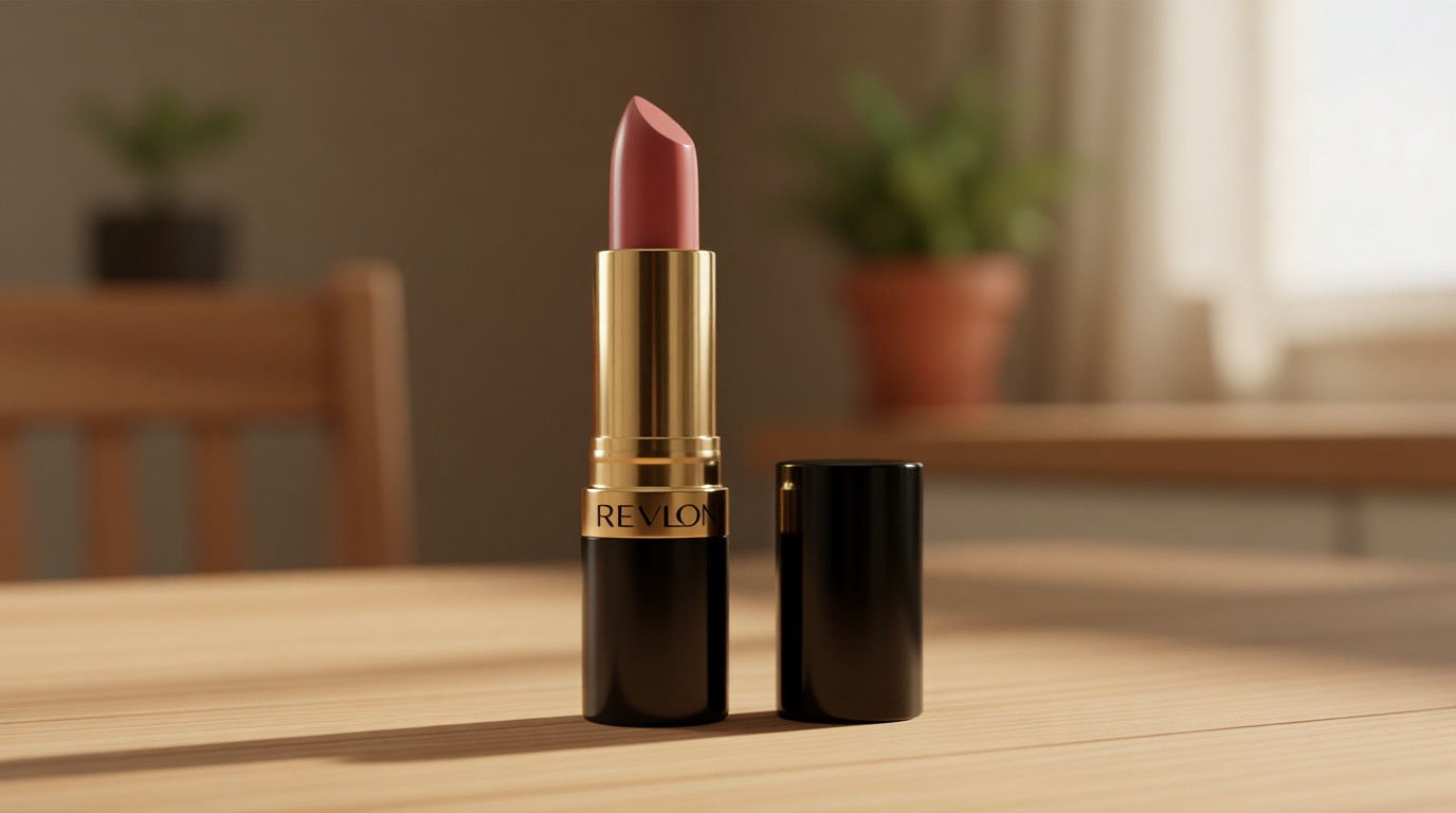 Revlon Super Lustrous Lipstick, Creamy Formula For Soft, Fuller-Looking Lips, Moisturized Feel, 755 Bare It All, 0.15 oz