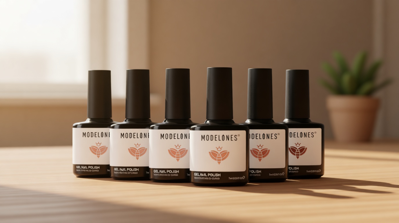 modelones Gel Nail Polish Kit -6 Colors Nude Pink Milky White Spring Gel Polish Set Skin Tones Neutral Brown Soak Off Gel Nail Kit Manicure DIY Nail Art Salon Home Gift