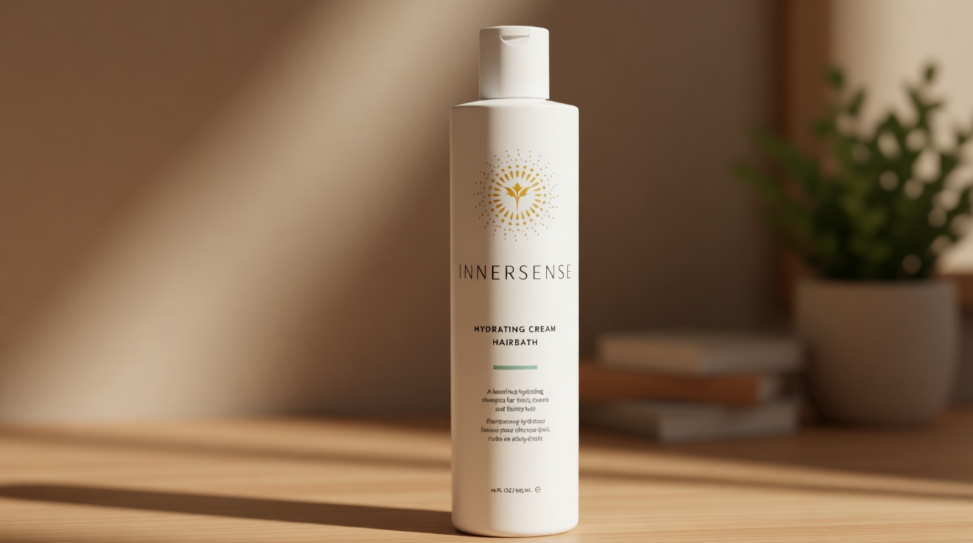 INNERSENSE Organic Beauty - Natural Hydrating Hairbath Shampoo | Non-Toxic, Cruelty-Free, Clean Haircare (10oz)
