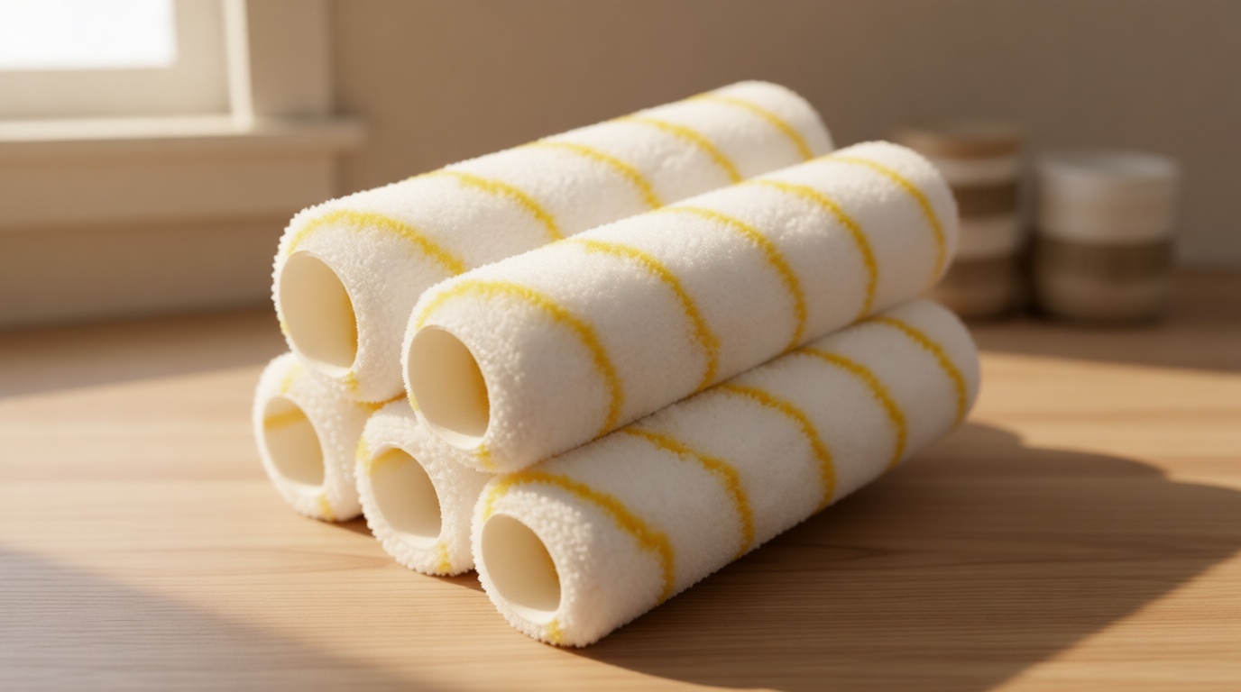 Pro Grade - Paint Roller Covers - 1/2 X 9 Inch Microfiber 5 Pack