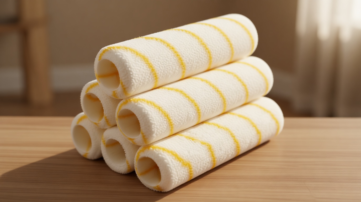 Pro Grade - Paint Roller Covers - 1/2 X 9 Inch Microfiber 6 Pack