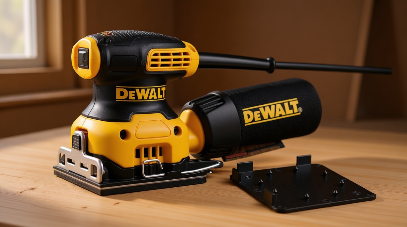 DEWALT Electric Sander, 1/4 Sheet, 14, 000 OPM (DWE6411)