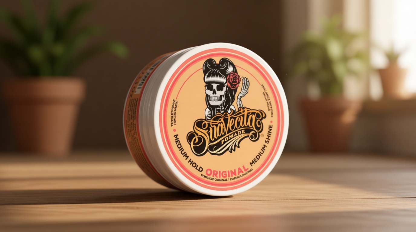 Suavecita Pomade for Women 2.3 oz Can - Medium Hold, High Shine, Water Based, Wax Like Flake Free - All Day Hair Free Gel Hairstyles Easy to Wash Off