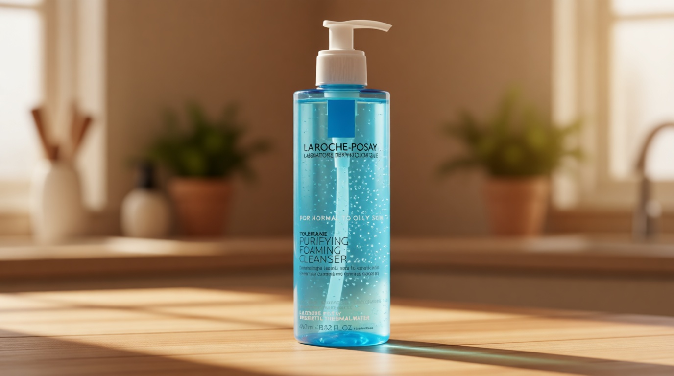 La Roche-Posay Toleriane Purifying Foaming Facial Cleanser, Oil Free Face Wash for Women & Men with Niacinamide + Ceramides, Pore Cleanser Safe For Sensitive Skin, Won’t Dry Out Skin, Soap Free