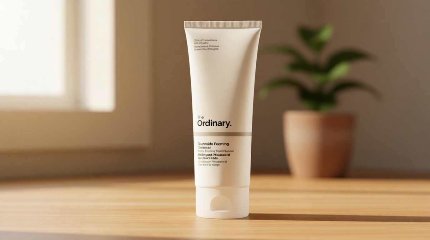 The Ordinary Glucoside Foaming Cleanser, Gentle Foaming Face Wash for All Skin Types Including Sensitive Skin, 5.1 Fl Oz